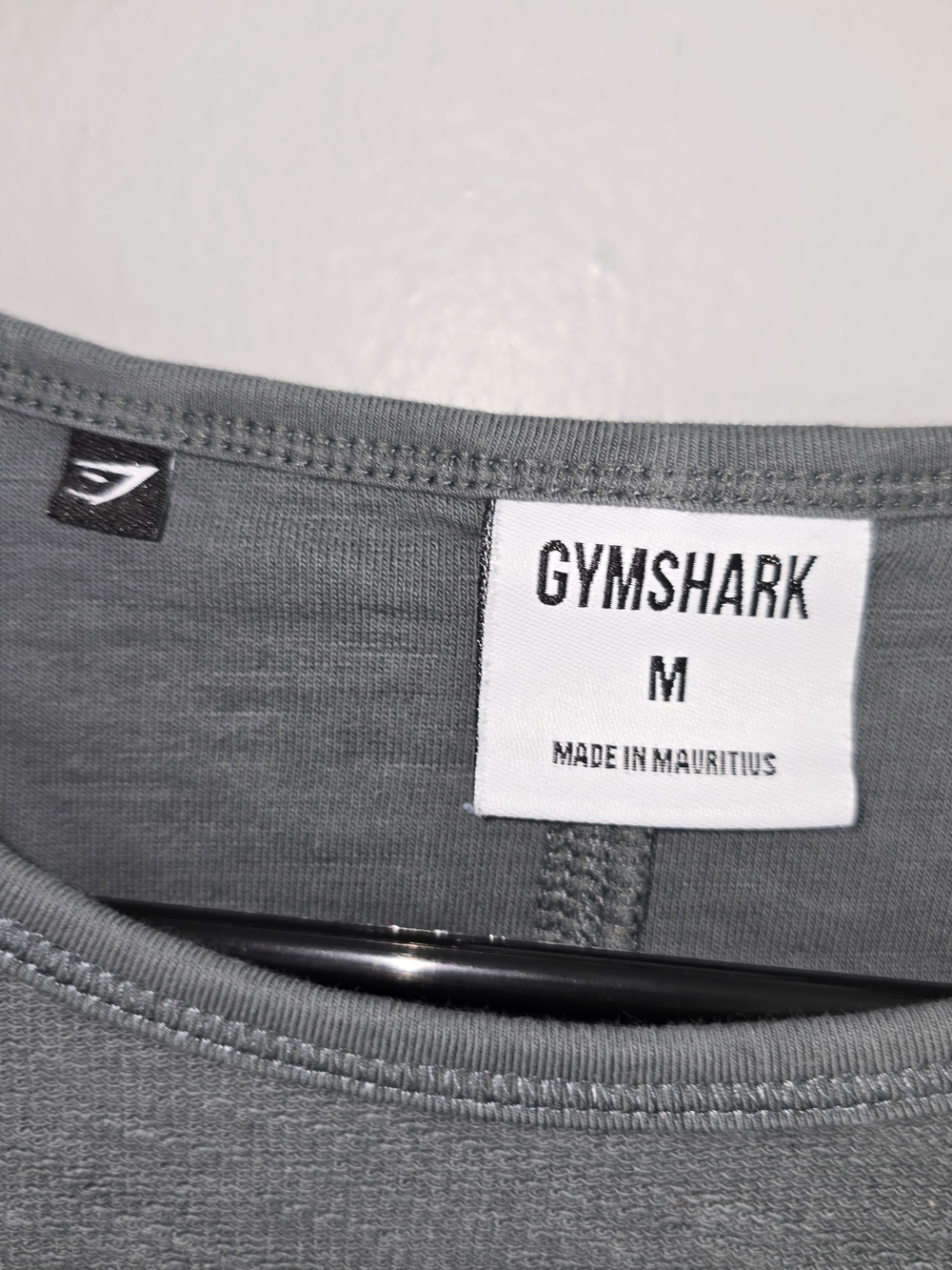 Gymshark Gray Cropped Long-Sleeve Crew Top - Picture 3 of 5